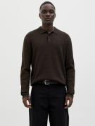 Jack & Jones Gebreide trui JJEGEORGE KNIT POLO LS SN