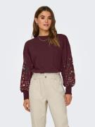 Only Sweatshirt ONLBROOKE L/S O-NECK FLOWER SWT