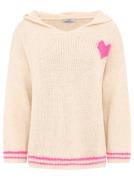 Zwillingsherz Capuchontrui Hart met figuurvriendelijke, casual snit, o...