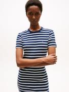 Tommy Hilfiger Shirtjurk NEW CODY STR SLIM SHORT DRS SS met allover st...