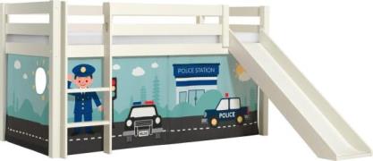 Vipack Speelbed Pino, massief dennenhout, met lattenbodem en textielse...