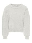KIDS ONLY Trui met ronde hals KOGNEWPIUMO L/S PULLOVER CP KNT NOOS