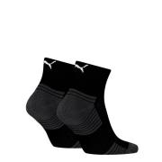 PUMA Korte sokken PUMA UNISEX SPORT CUSHIONED QUARTER 2P Ribboorden, g...