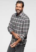 Man's World Flanellen overhemd Modieus motief met grote ruiten