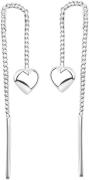Firetti Paar oorhangers Sieraad cadeau zilver 925 oorbellen hart