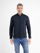 Lerros Overhemd met lange mouwen LERROS heren overhemd in linnen-katoe...