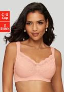 Petite fleur Soft-bh zonder beugels met comfortabele schouderbandjes (...