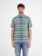 Lerros Overhemd met korte mouwen met ruitpatroon