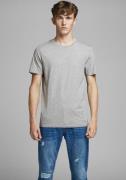 Jack & Jones Shirt met ronde hals JJEORGANIC MELANGE TEE SS O-NECK NOO...