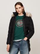 Tommy Hilfiger Gewatteerde jas HERITAGE DOWN TYRA COAT WITH FUR