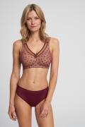 Susa Beugelloze-bh Prints met decoratieve sierbies aan de bovenrand