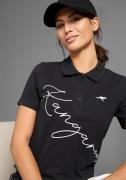 KangaROOS Poloshirt met groot logo-opschrift