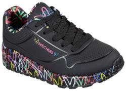 Skechers Sneakers UNO LITE-LOVELY LUV , veterschoen met bedrukte zool,...