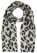 Laura Scott Modieus sjaaltje met trendy luipaard-alloverdruk - nieuw