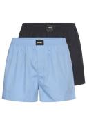 BOSS Boxershort 2P Boxer S. CW Peach met boss logopatch op de tailleba...