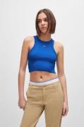 HUGO Blue Tanktop Baby Tank Cropped-Form