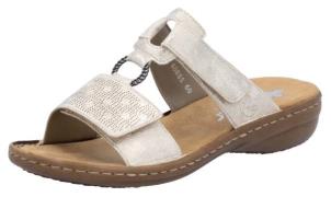Rieker Slippers , zomerschoen, strand-schoen, klittenbandschoen met pe...