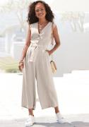 Lascana Jumpsuit en zakken, zomerse jumpsuit, casual-chic (Met een bin...