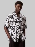 Calvin Klein Overhemd met korte mouwen SS CMP CLLR AP LNN R