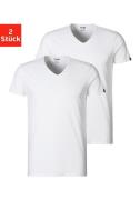 PUMA T-shirt PUMA BASIC 2P V-NECK TEE (Set van 2)