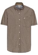 camel active Overhemd met korte mouwen geruit, met button-downkraag