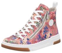 Rieker Sneakers high top sneaker, vrijetijdsschoen, veterschoen met pl...