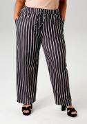 Aniston PLUS Comfortbroek in effen of gestreept - jij hebt de keuze
