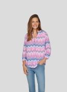Rabe Gedessineerde blouse met grafisch patroon en van 100% viscose