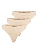 Only T-string ONLVICKY RIB S-LESS THONG 3-PK NOOS (set, 3 stuks)