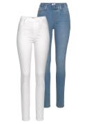 Flashlights Jeggings strakke pasvorm, skinny jeans, used-look-wassing,...