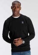 DELMAO Sweatshirt Langarm, regular fit, effen, basic-stijl