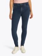 TOMMY JEANS Skinny fit jeans NORA MR SKNY AH1280 met wasbeurt, met log...