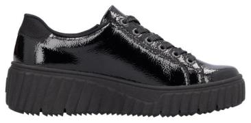 Rieker Plateausneakers vrijetijdsschoen, lage schoen, veterschoen met ...