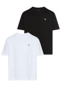 Calvin Klein T-shirt 2 PACK UNISEX TEE met een ronde hals (Set van 2)