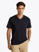 Tommy Hilfiger Shirt met V-hals ESSENTIAL V-NECK TEE met V-hals en mer...