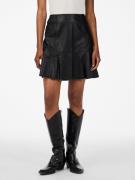 Y.A.S Leren rok YASCOLLY MW NAPLON LEATHER SKIRT NOOS