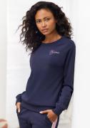 Vivance Sweatshirt Sweatshirt met frontprint, loungeanzug (1-delig)