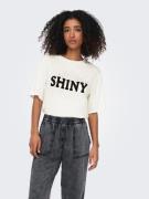 Only Shirt met korte mouwen ONLSANNI S/S STONES TOP BOX JRS