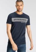 Bruno Banani T-shirt korte mouwen, smal gesneden, ronde hals