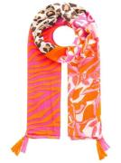 Zwillingsherz Modieus sjaaltje Wild Flower Met leo en zebra patroon