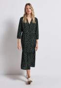 STREET ONE Volantjurk 3/4-mouw en met dierenprint