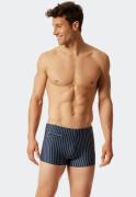 Schiesser Zwemshort Nautical Casual met witte strepen
