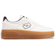 lotto Sneakers op honingkleurige plateau-sneakerzool