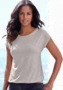 Vivance Shirt met ronde hals Met subtiele glanzend druk van zachte vis...