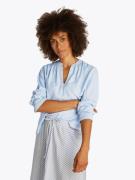 Tommy Hilfiger Blouse met lange mouwen SOFT VIS V NECK LS BLOUSE