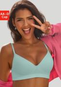 Lascana Push-up-bh COMFY BRA zonder beugels in zachte katoenen stof, b...