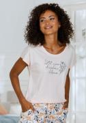 Vivance Dreams Pyjama top met frontprint