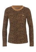 Levi's® Shirt met lange mouwen ESSENTIAL HM LS TEE geribbeld met leeuw...