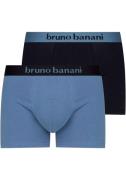 Bruno Banani Boxershort Flowing met contrasterend logo-tailleband (2 s...