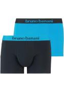 Bruno Banani Boxershort Flowing met contrasterend logo-tailleband (2 s...